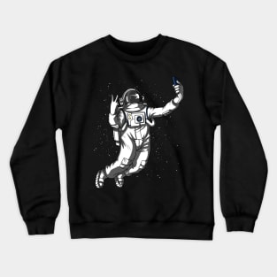 Space Astronaut Selfie Crewneck Sweatshirt